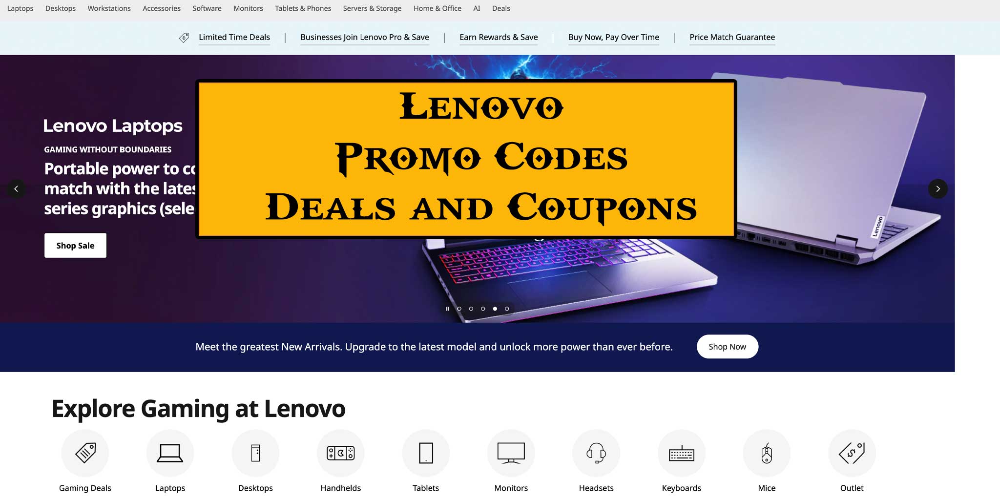 Lenovo Promo Codes, Deals, & Coupons for May 2026